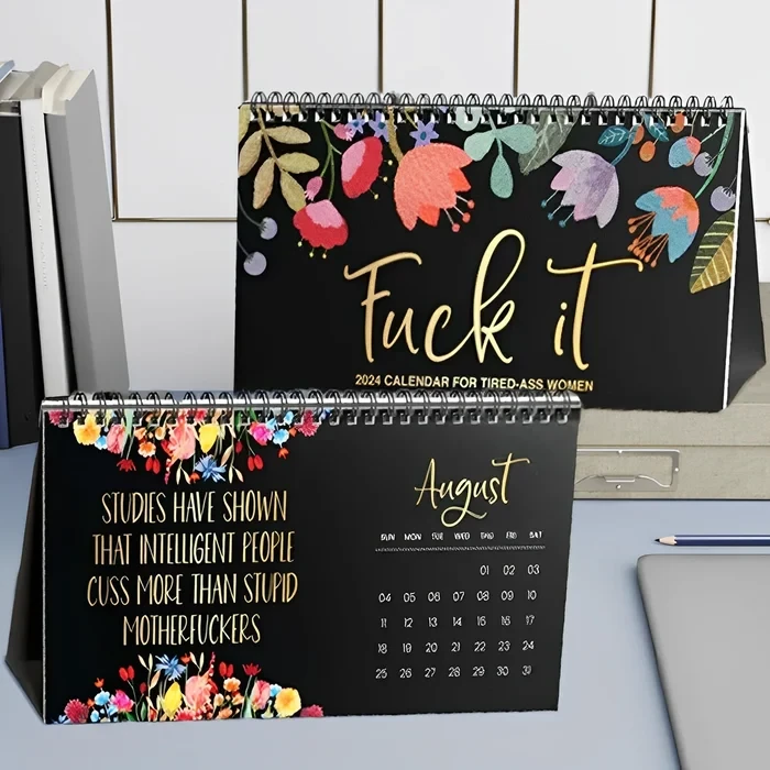 GiftTree NZ Calendars Sale Ends This Week 2025: Fuck It or Fuck Me' Calendar for Tired-Ass Women