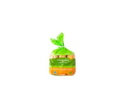 BUNS HAMBURGER WHITE 6s/PKT (ALLERGYWISE AWBHBW) [FZN]