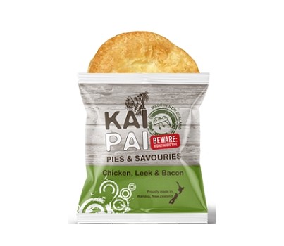 PIES CHICKEN, LEEK & BACON WRAPPED 200GM 12S (KAIPAI0645)