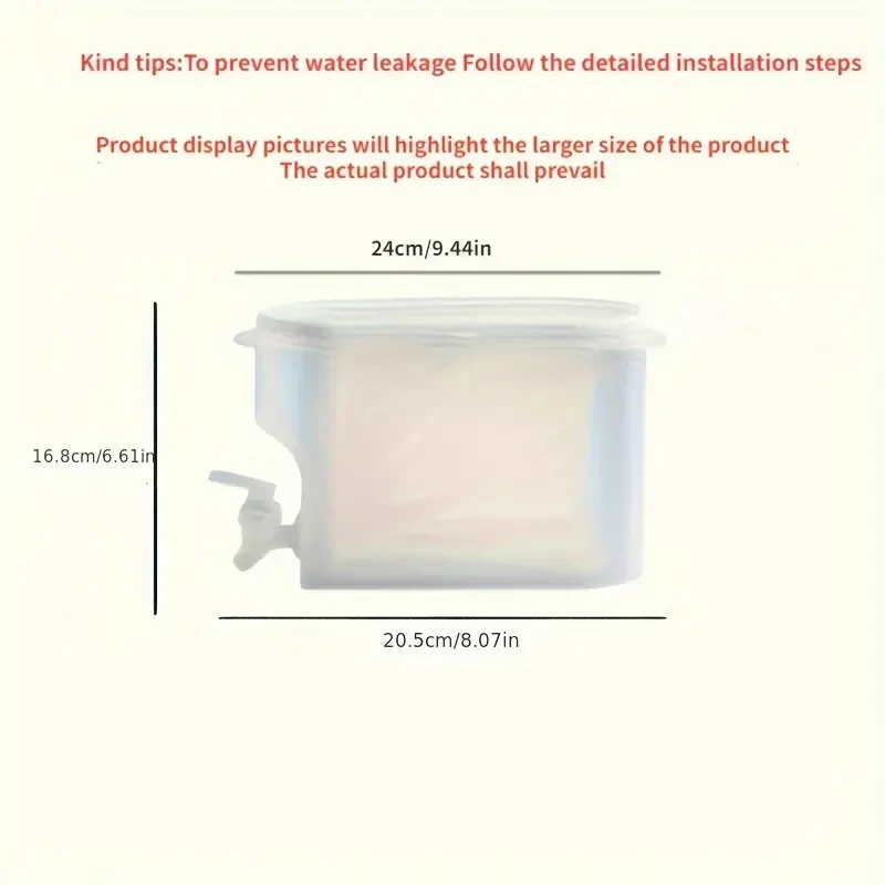 3.5L Refrigerator Beverage Dispenser BPA-Free with Spigot