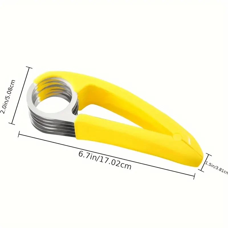 Stainless Steel Banana & Cucumber Slicer Handy Kitchen Gadget