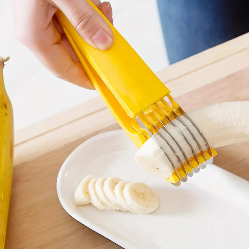 Stainless Steel Banana & Cucumber Slicer Handy Kitchen Gadget