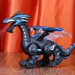 Walking Spray Dinosaur with Sound & Light Show  Assembly Dragon Toy