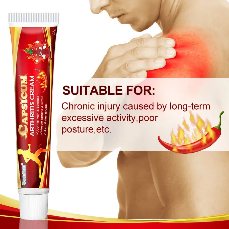 20g Chili Membrana Synovialis Cream Joint Neck Shoulder Waist Leg Cream