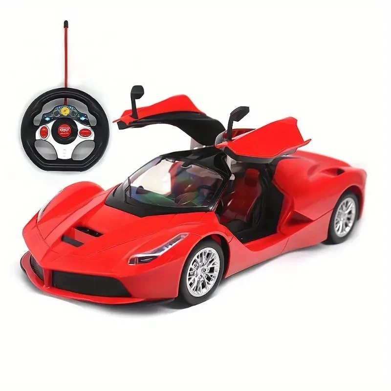 Electric RC Car with Opening Doors Remote Control Vehicle Toy