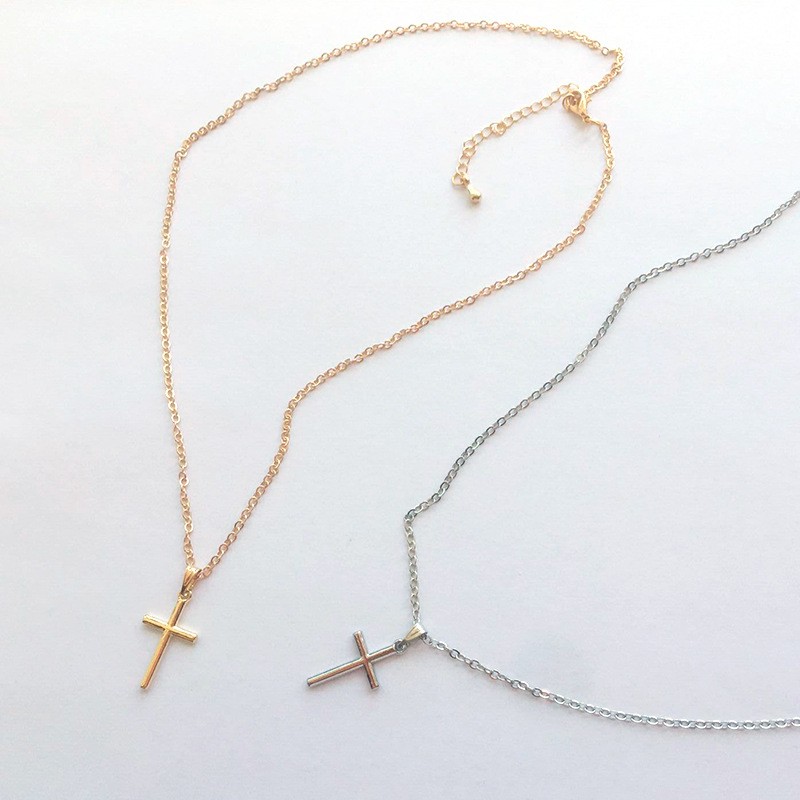 2pcs Unisex Alloy Necklace Set Fashion Trend Jewelry for Men & Women