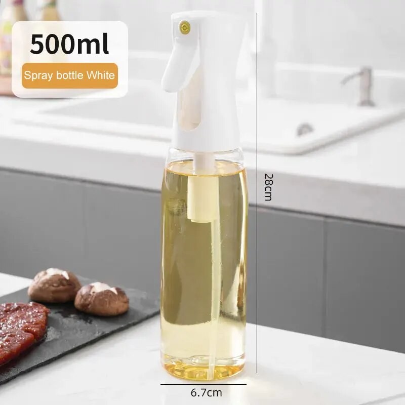 1Pc Oil Spray Bottle 200/300/500ML Kitchen Olive Oil Mist Sprayer
