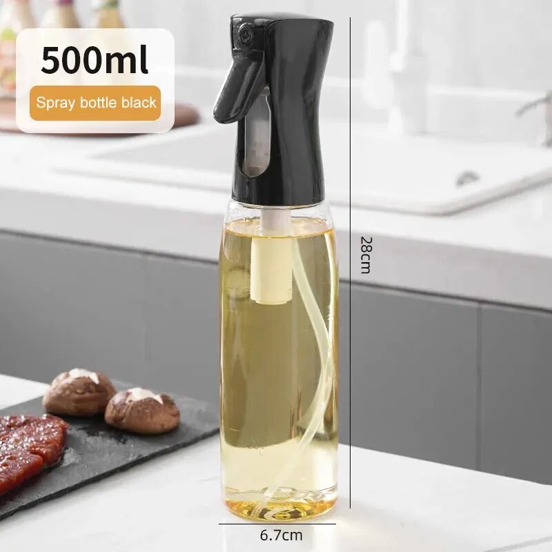 1Pc Oil Spray Bottle 200/300/500ML Kitchen Olive Oil Mist Sprayer