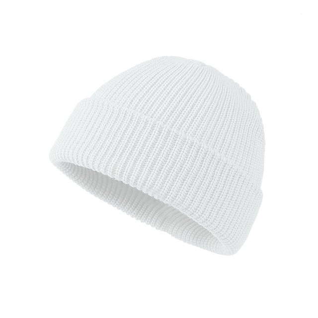 Rimiut Knitted Wool Beanie Simple Warm Skull Cap