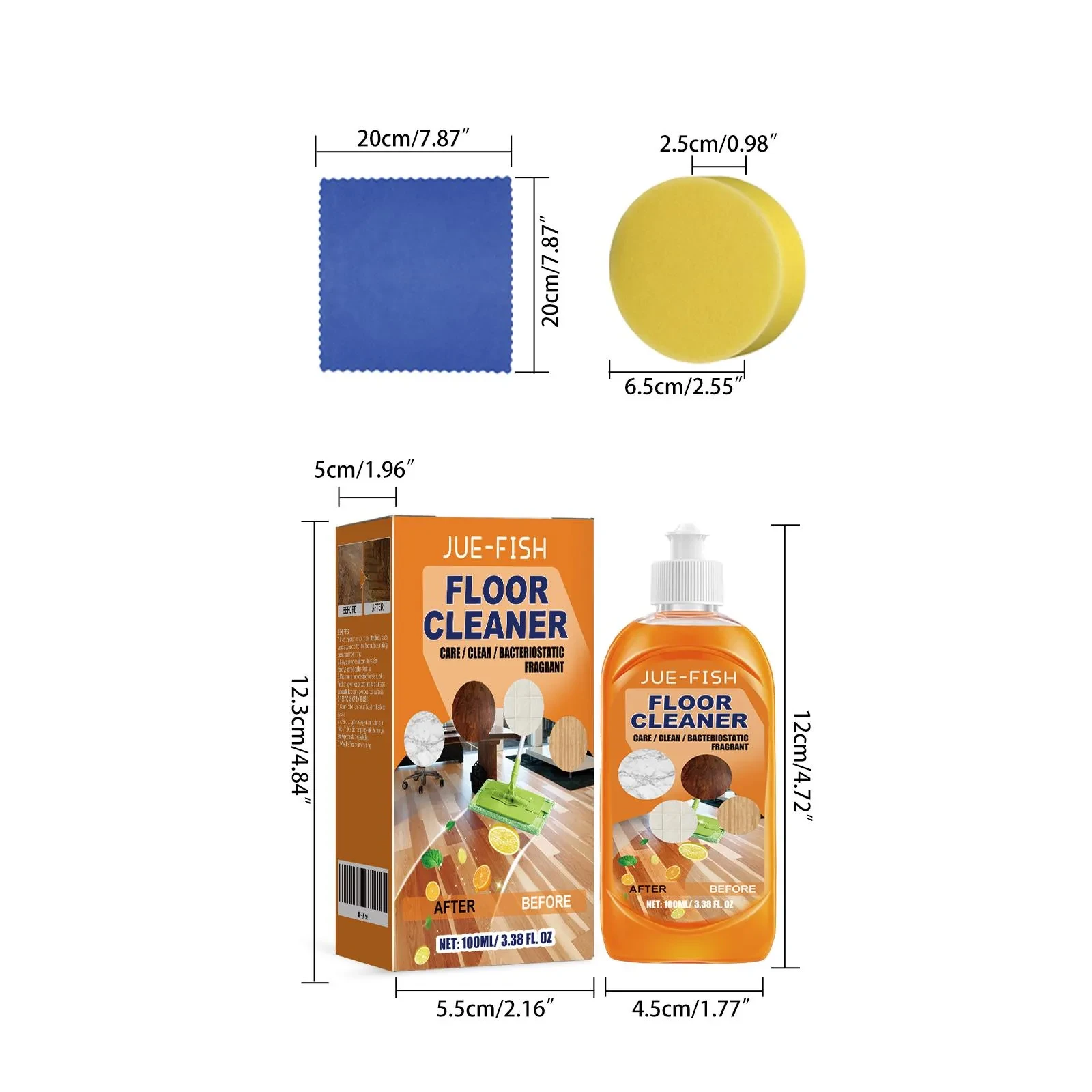 100ml Hardwood and Tile Floor Cleaner