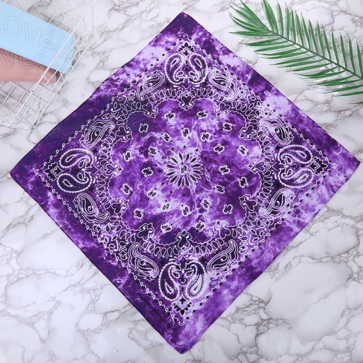 Cotton hip-hop square scarf