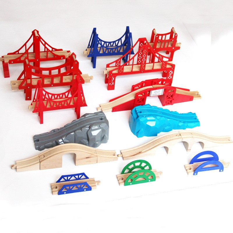 wooden train track joiners
