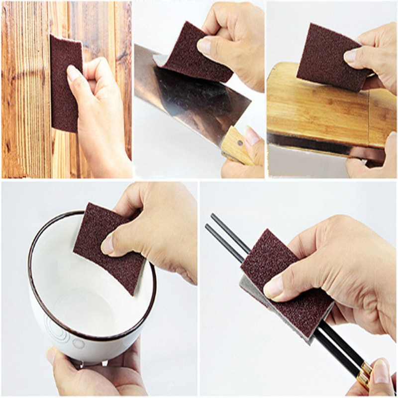 Magic Melamine Sponge Eraser Carborundum Kitchen Scrub for Pots, Pans, and Utensils