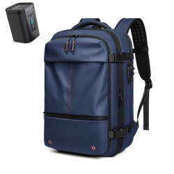 17-Inch Laptop Travel Backpack  Expandable Business & School Backpack with Vacuum Compression for Men