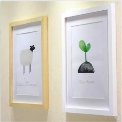 Rectangular Solid Wood Photo Frame Photo Wall Wall