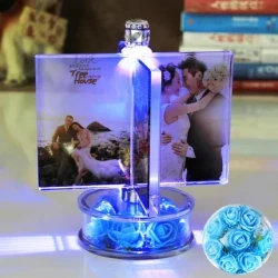 Windmill Crystal Photo Frame Glass Album