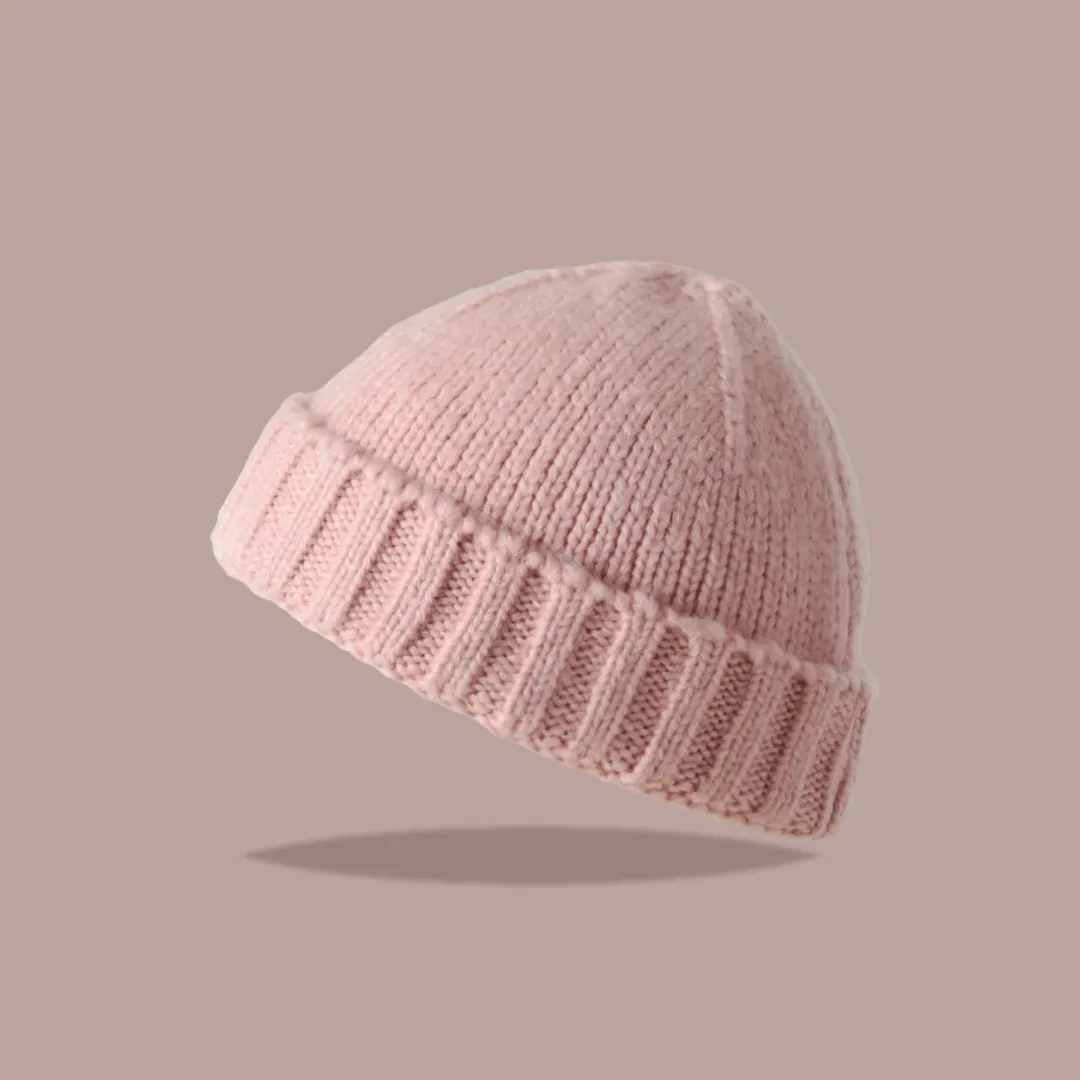 American Knitted Hat Women's All-match Face-looking Little Watermelon Hat Yupi Beanie Hat