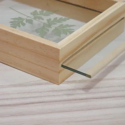Wall-Mounted Double-Sided Classical Solid Wood Photo Frame