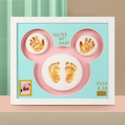 Baby Hand And Foot Print Lanugo Photo Frame