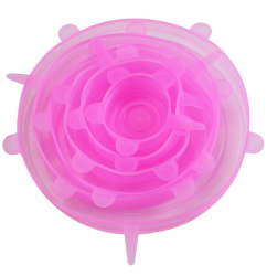 6Pcs Food Grade Silicone Preservation Cover