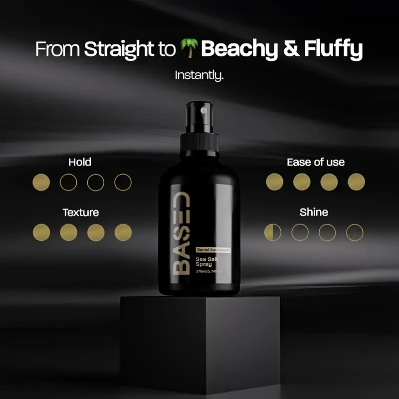 Sea Salt Spray for Men, Volumizing & Hydrating Hair Spray