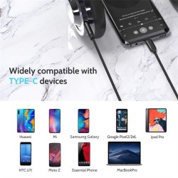 USB Type-C to 3.5mm Aux Audio Adapter  Headphone Jack Cable for Samsung