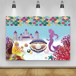 Mermaid Fish Tail Pearl Photo Material Photo Photography