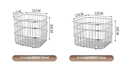 Stainless Steel Kitchen Draining Storage Basket
