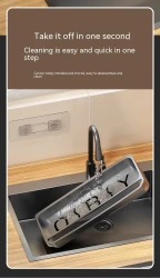 Rag Drain Rack Kitchen Sink Storage Shelf