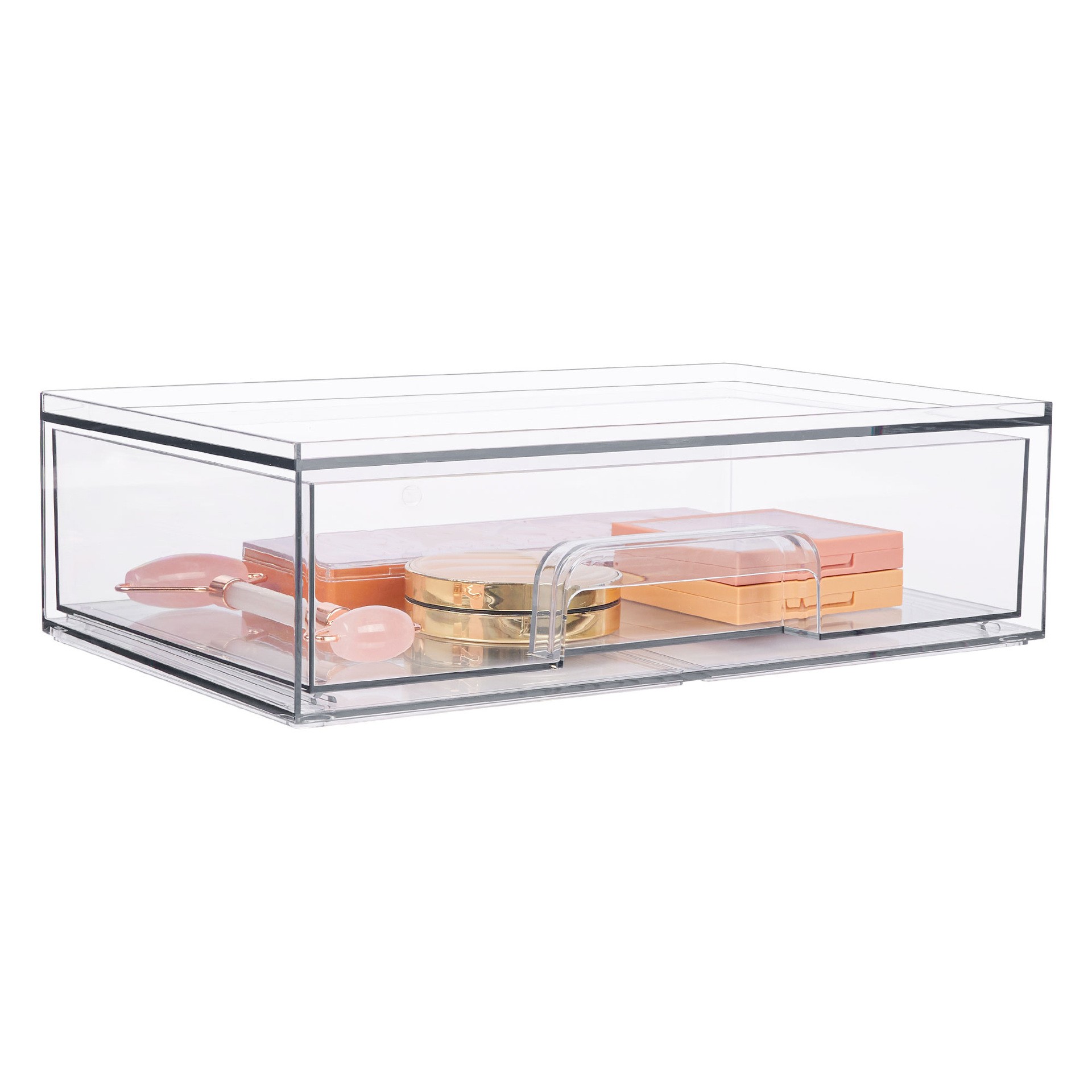 Stackable Containers with Drawers