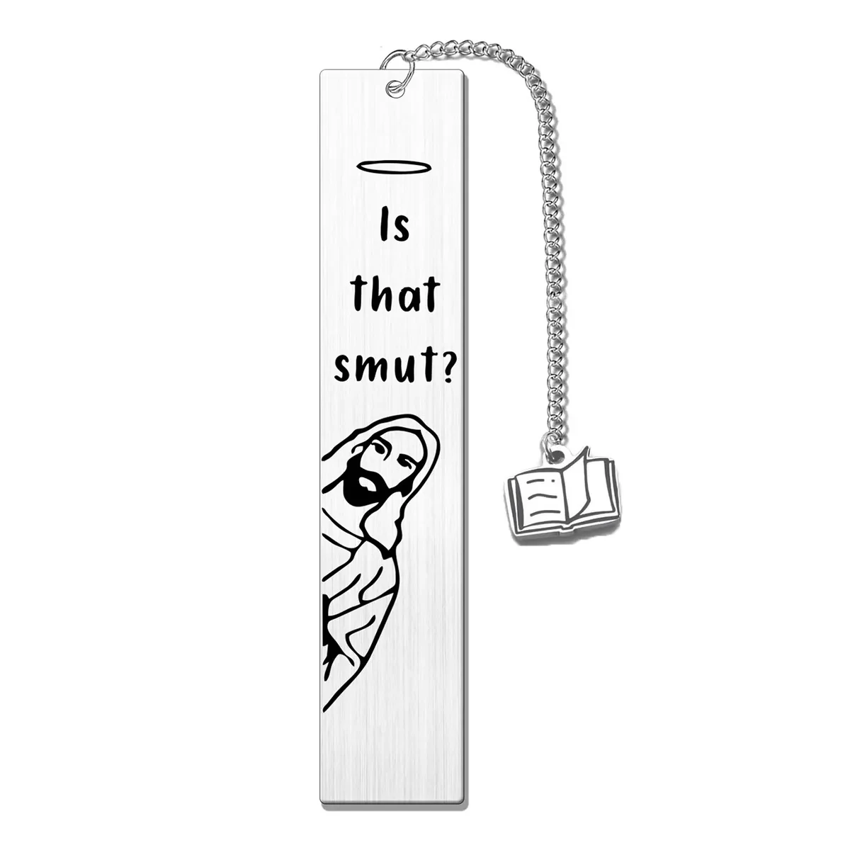 Stainless Steel Lettering Reading Enthusiasts Literary Bookmark