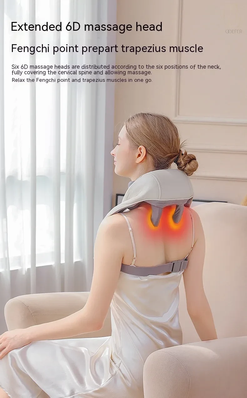 Shoulder And Neck Massage Instrument Kneading Shoulder And Neck Cervical Spine Massager