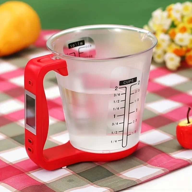 Kitchen Has Electronic Measuring Cup Kitchen Scale