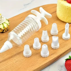 Creative Cake Decorating Kit with Portable Tools