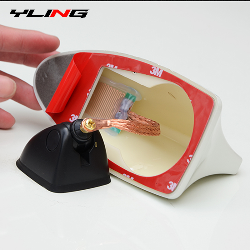 Car Shark Fin Antenna Cover Base Stylish Radio Signal Aerial Replacement for Car Roof
