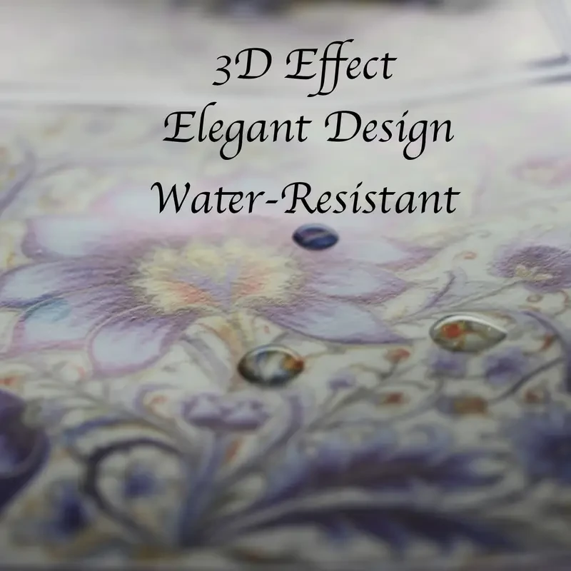 20pcs Elegant Blue & White Turkish Tile Stickers Ocean-Inspired Design for Kitchens & Bathrooms