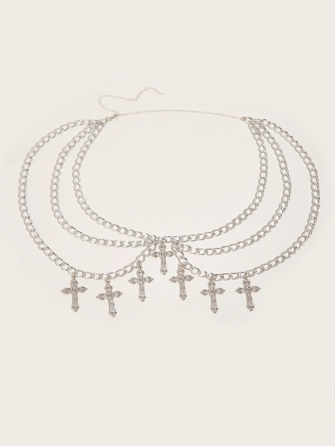 Instagram Multi-Layered Cross Waist Belt Chain Pants Chain Accessories Abi Culture