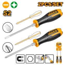 Go-through screwdriver set