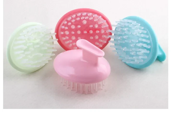 Shower Shampoo Brush Massage Comb Plasti