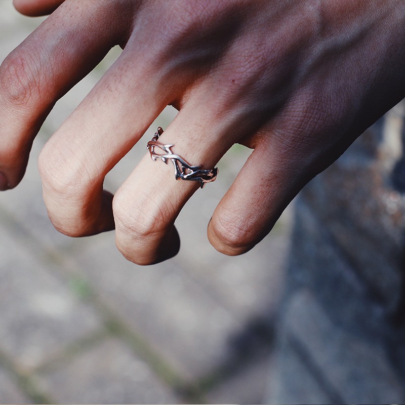 Vintage Ins Style Branch & Thorns Rings
