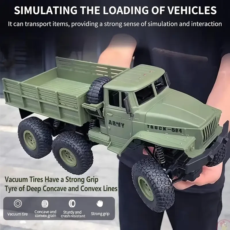 JRC Q69 1:18 Remote Control Military Off-Road RC Car