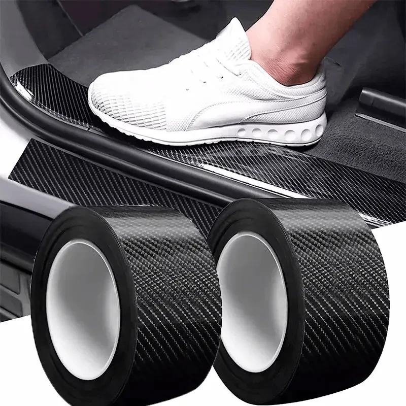 3m Nano Carbon Fiber Car Door Sill Protector Tape