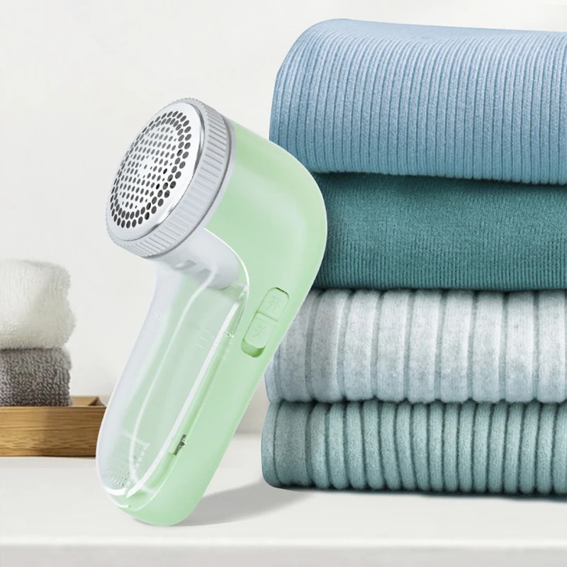 Electric Fabric Lint Remover & Clothes Shaver Portable, Professional Fuzz Trimmer with Brush Blade for Household Use