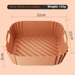Food Grade Air Fryer Silicone Baking Tray