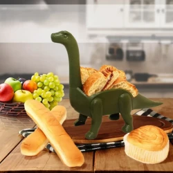 Food Grade Dinosaur Shape Plastic Food Holder Cornmeal Burritos Holder Taco Holder Food Display Holders Kitchen Food Rack Shell