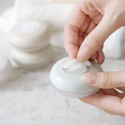 Press-type lotion sub-bottle