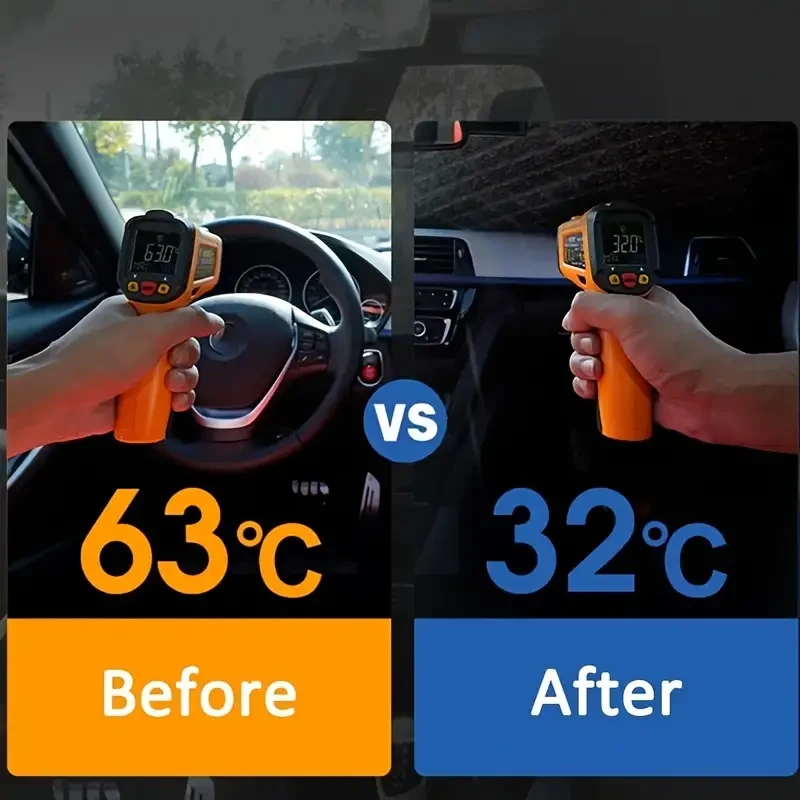 All-Season Portable Foldable Car Windshield Sunshade - Protect Your Car from the Sun