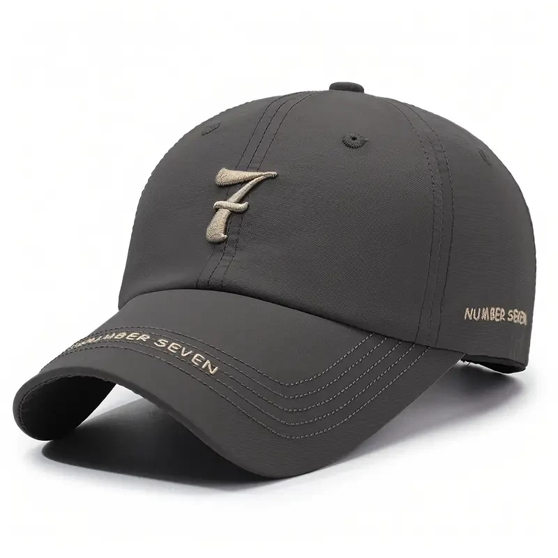 Mens Breathable Baseball Cap  Quick-Dry Sun Hat