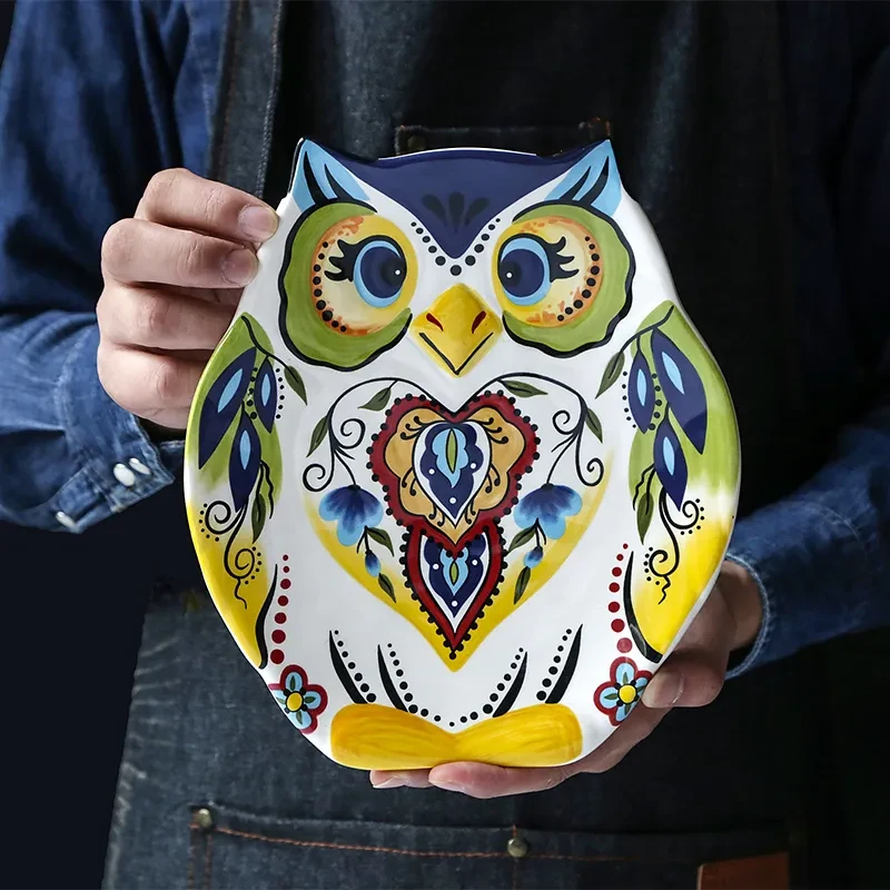 Creative Cartoon Tableware Personalized Decoration Set Plate Special-shaped Plate