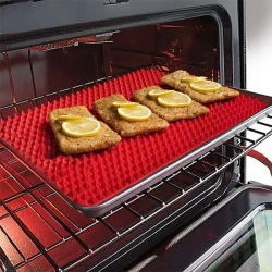 1pc Non-Stick Silicone Pyramid Cooking Mat for Baking